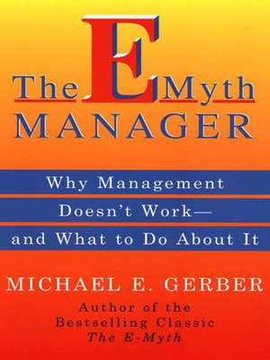 cover image of The E-Myth Manager